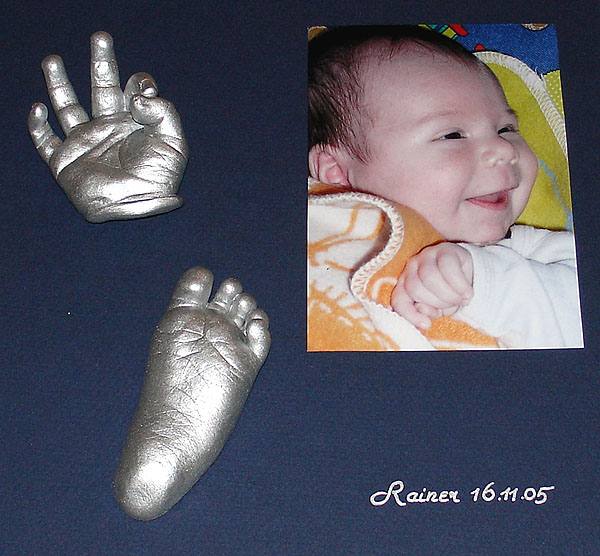 3D Abdruck von babyfusserl.at