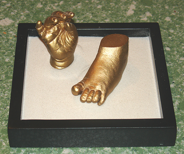 3D Abdruck von babyfusserl.at